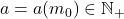 a = a(m_0) \in \mathbb{N}_+