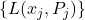 \{L(x_j, P_j)\}